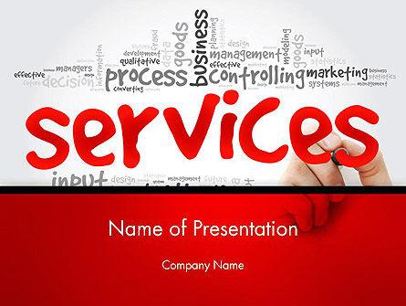 Developing a Perfect Services PowerPoint Template, Free PowerPoint Template, 14160, Careers/Industry — PoweredTemplate.com