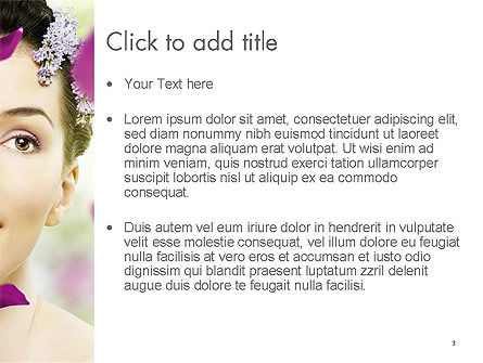Beauty Parlor PowerPoint Template, Slide 3, 14165, Careers/Industry — PoweredTemplate.com