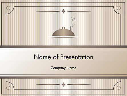 Cafe Theme PowerPoint Template, PowerPoint Template, 14166, Careers/Industry — PoweredTemplate.com