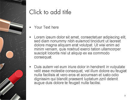 Modello PowerPoint - Trucco mockup, Slide 3, 14188, Carriere/Industria — PoweredTemplate.com