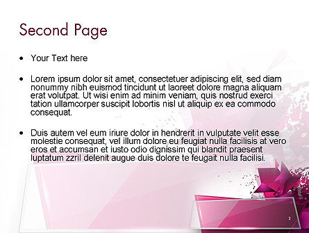 Plantilla de PowerPoint - resumen fondo moderno poligonal, Diapositiva 2, 14202, Abstracto / Texturas — PoweredTemplate.com