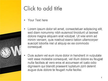 Modello PowerPoint - Avviare ora, Slide 3, 14204, Concetti del Lavoro — PoweredTemplate.com