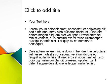Abstrakte helle schichten PowerPoint Vorlage, Folie 3, 14210, Abstrakt/Texturen — PoweredTemplate.com