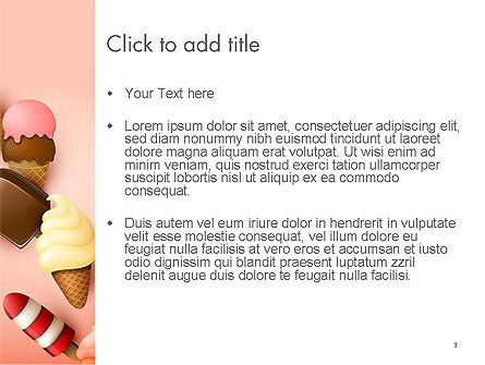 Modèle PowerPoint de la folie de la crème glacée, Diapositive 3, 14217, Food & Beverage — PoweredTemplate.com