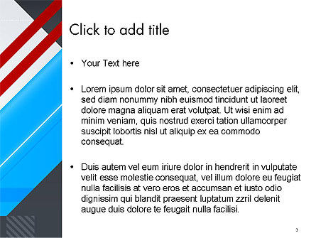 Modèle PowerPoint de abstraction géométrique des lignes diagonales, Diapositive 3, 14219, Abstrait / Textures — PoweredTemplate.com