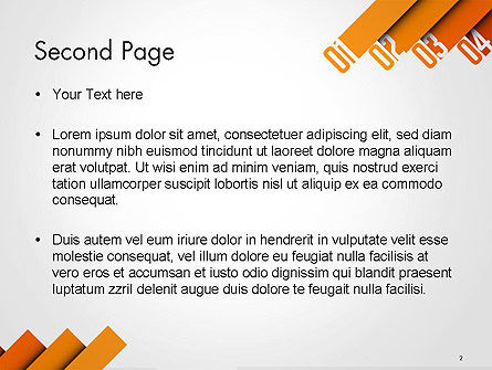 Plantilla de PowerPoint - cuatro opciones, Diapositiva 2, 14229, Conceptos de negocio — PoweredTemplate.com