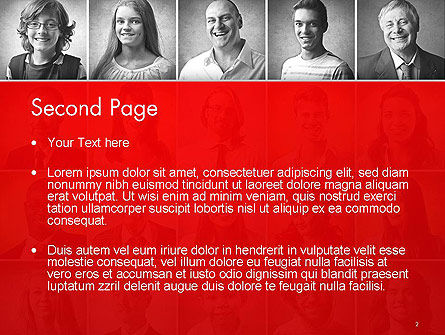 Modello PowerPoint - Felice e sorridente persone diverse, Slide 2, 14230, Persone — PoweredTemplate.com