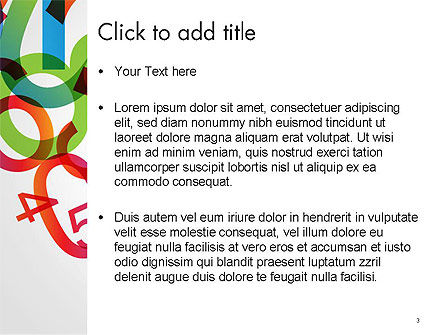 Modello PowerPoint - Numbers background, Slide 3, 14238, Education & Training — PoweredTemplate.com