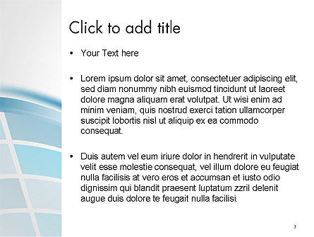 Golvende Tech Abstract PowerPoint Template, Dia 3, 14239, Abstract/Textuur — PoweredTemplate.com