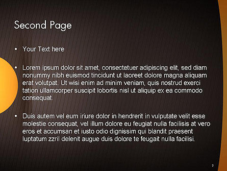 Modello PowerPoint - Tessuto sfondo marrone, Slide 2, 14244, Astratto/Texture — PoweredTemplate.com