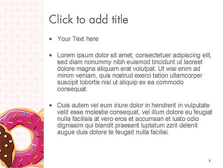 Modèle PowerPoint de beignets colorés, Diapositive 3, 14245, Food & Beverage — PoweredTemplate.com