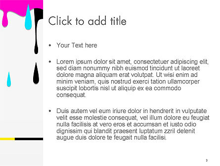 CMYK Ink Color Paint PowerPoint Template, Slide 3, 14282, Careers/Industry — PoweredTemplate.com