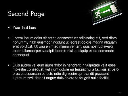 Modello PowerPoint - Luce d'emergenza, Slide 2, 14289, Carriere/Industria — PoweredTemplate.com