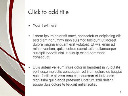 Overlapping Curves PowerPoint Template, Slide 3, 14292, Abstract/Textures — PoweredTemplate.com