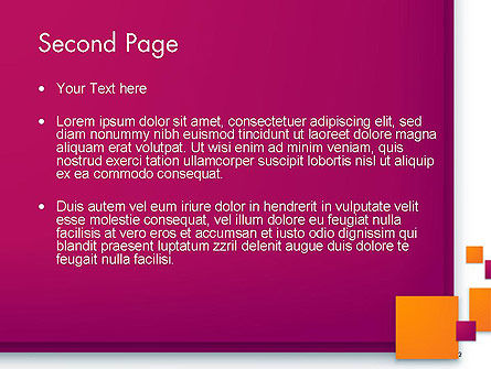 Templat PowerPoint Rectangular Plates Abstrak, Slide 2, 14294, Abstrak/Tekstur — PoweredTemplate.com