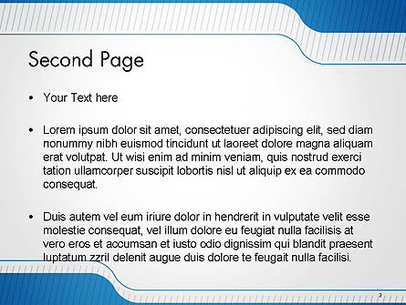 Modello PowerPoint - Ufficiale confine astratto, Slide 2, 14298, Lavoro — PoweredTemplate.com