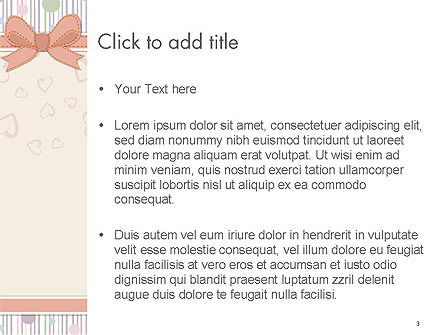 Modello PowerPoint - Baby shower invitation, Slide 3, 14302, Vacanze/Occasioni Speciali — PoweredTemplate.com