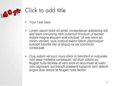 Plantilla de PowerPoint - 401k, Diapositiva 3, 14303, Finanzas / Contabilidad — PoweredTemplate.com