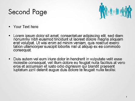 Modèle PowerPoint de silhouettes d'hommes en costumes et costumes, Diapositive 2, 14310, Mensen — PoweredTemplate.com