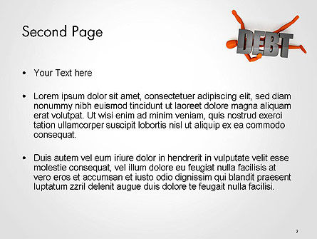 Templat PowerPoint Manekin Dan Hutang, Slide 2, 14324, Finansial/Akuntansi — PoweredTemplate.com