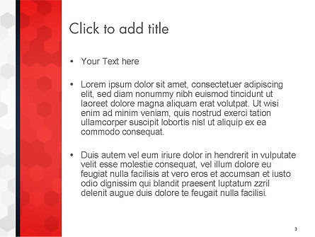 Plantilla de PowerPoint - hexágono patrón resumen, Diapositiva 3, 14325, Abstracto / Texturas — PoweredTemplate.com