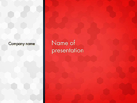 Hexagon Patroonsamenvatting PowerPoint Template, 14325, Abstract/Textuur — PoweredTemplate.com