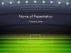 Modèle PowerPoint de stade de football la nuit, 14332, Sport — PoweredTemplate.com