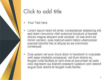 Abstrakte dreieckformen PowerPoint Vorlage, Folie 3, 14335, Abstrakt/Texturen — PoweredTemplate.com