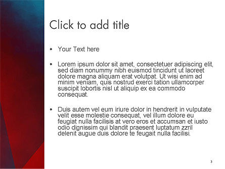 파워포인트 템플릿 - 어두운 빨간색 배경 추상 계층화 된, 슬라이드 3, 14337, 추상/직물 — PoweredTemplate.com