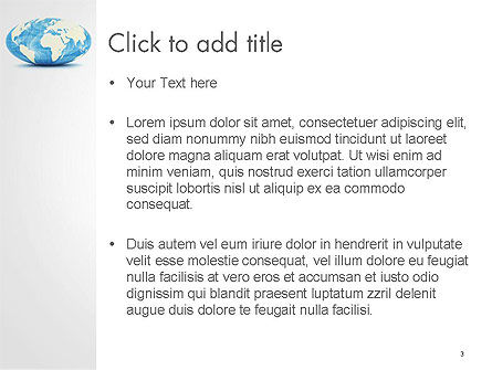 Plantilla de PowerPoint - mundo globo martillo aitoff proyección, Diapositiva 3, 14341, Global — PoweredTemplate.com