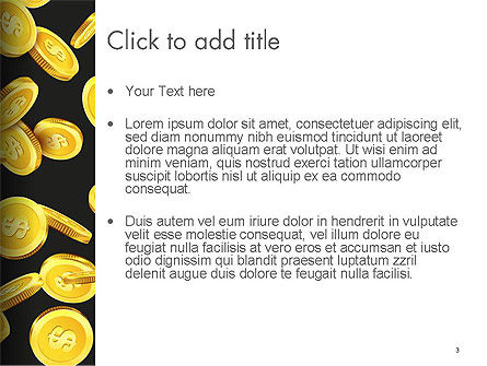Templat PowerPoint Jatuh Koin Dolar, Slide 3, 14342, Finansial/Akuntansi — PoweredTemplate.com