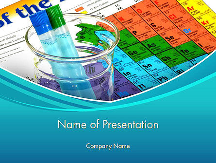 Chemistry Class PowerPoint Template, PowerPoint Template, 14345, Education & Training — PoweredTemplate.com