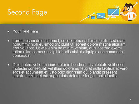 Rapportage Analist PowerPoint Template, Dia 2, 14350, Financieel/Boekhouding — PoweredTemplate.com