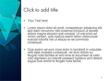 Modello PowerPoint - Schegge di vetro astratto, Slide 3, 14373, Astratto/Texture — PoweredTemplate.com