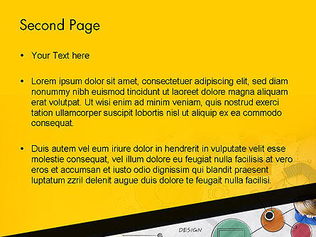 Gloeilamp Ideeën Creatief Concept PowerPoint Template, Dia 2, 14376, Carrière/Industrie — PoweredTemplate.com