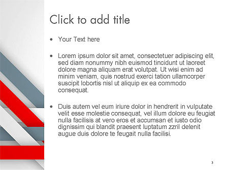 Angle Stripes Border PowerPoint Template, Slide 3, 14388, Abstract/Textures — PoweredTemplate.com
