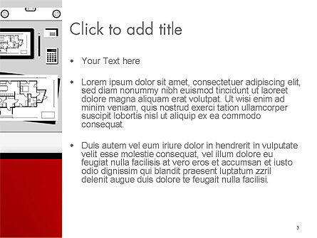 Modello PowerPoint - Scrivania ingegnere edile, Slide 3, 14399, Costruzioni — PoweredTemplate.com