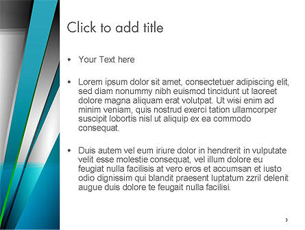 Modello PowerPoint - Estratto futuristico geometrico, Slide 3, 14406, 3D — PoweredTemplate.com