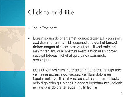 Modello PowerPoint - Affari mappa del mondo a tema, Slide 3, 14408, Mondiale — PoweredTemplate.com
