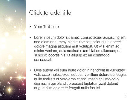 Abstract Glitter Background PowerPoint Template, Slide 3, 14418, Abstract/Textures — PoweredTemplate.com