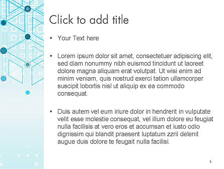 Data and Communication Abstract Background PowerPoint Template, Slide 3, 14422, Abstract/Textures — PoweredTemplate.com
