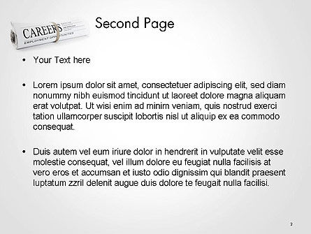 Templat PowerPoint Koran Bergulir Dengan Tajuk Utama, Slide 2, 14431, Karier/Industri — PoweredTemplate.com