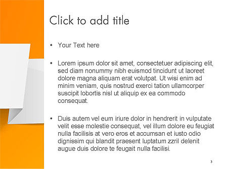 Papier-tag PowerPoint Vorlage, Folie 3, 14439, Abstrakt/Texturen — PoweredTemplate.com