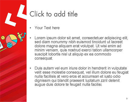 Modello PowerPoint - Strisce diagonali e frecce, Slide 3, 14446, Concetti del Lavoro — PoweredTemplate.com
