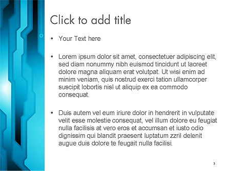 Templat PowerPoint Papan Sirkuit Teknologi Abstrak, Slide 3, 14480, Teknologi dan Ilmu Pengetahuan — PoweredTemplate.com