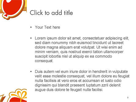 Modèle PowerPoint de cadre photo bébé, Diapositive 3, 14481, Fêtes / Grandes occasions — PoweredTemplate.com