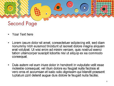 Child Photo Framework PowerPoint Template, Slide 2, 14493, Education & Training — PoweredTemplate.com