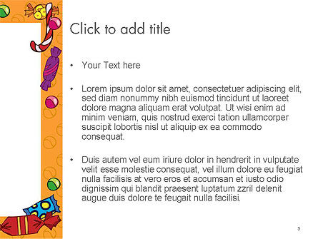 Modello PowerPoint - Telaio caramella, Slide 3, 14511, Food & Beverage — PoweredTemplate.com