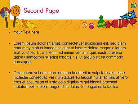Modello PowerPoint - Telaio caramella, Slide 2, 14511, Food & Beverage — PoweredTemplate.com