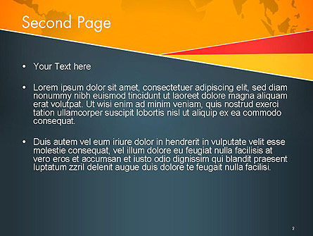Modèle PowerPoint de brochure élégante couvrant les affaires, Diapositive 2, 14517, Mondial — PoweredTemplate.com